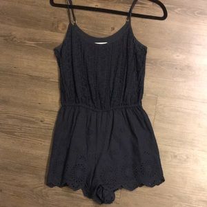 Dark Blue Romper